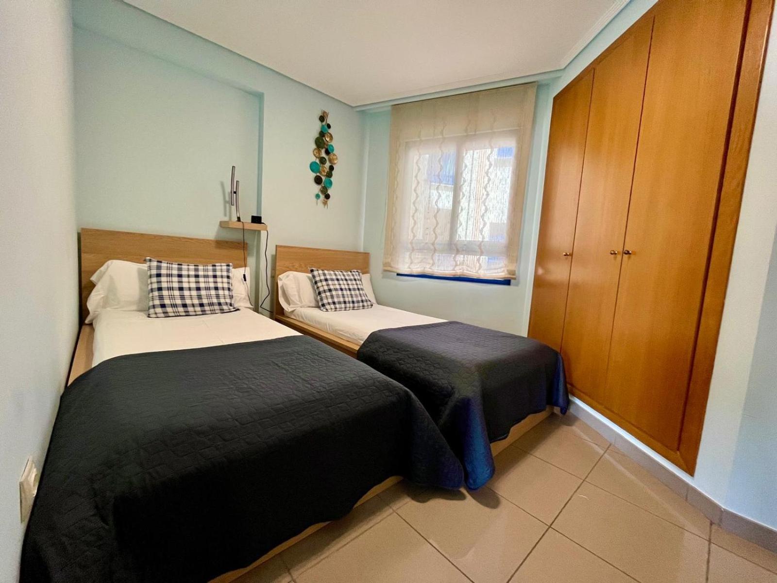 Blue Beach Apartment+Oceanview+Private Parking Valencia Kültér fotó