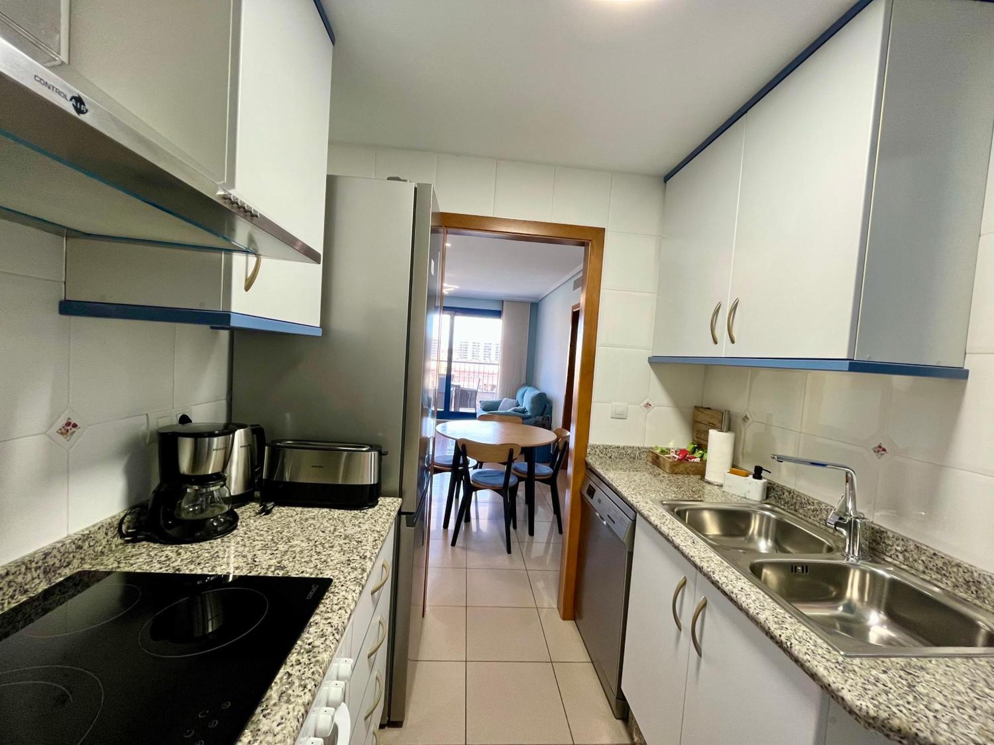Blue Beach Apartment+Oceanview+Private Parking Valencia Kültér fotó
